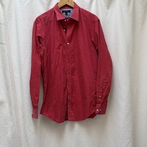 Banana Republic Red Casual Button Down Shirt